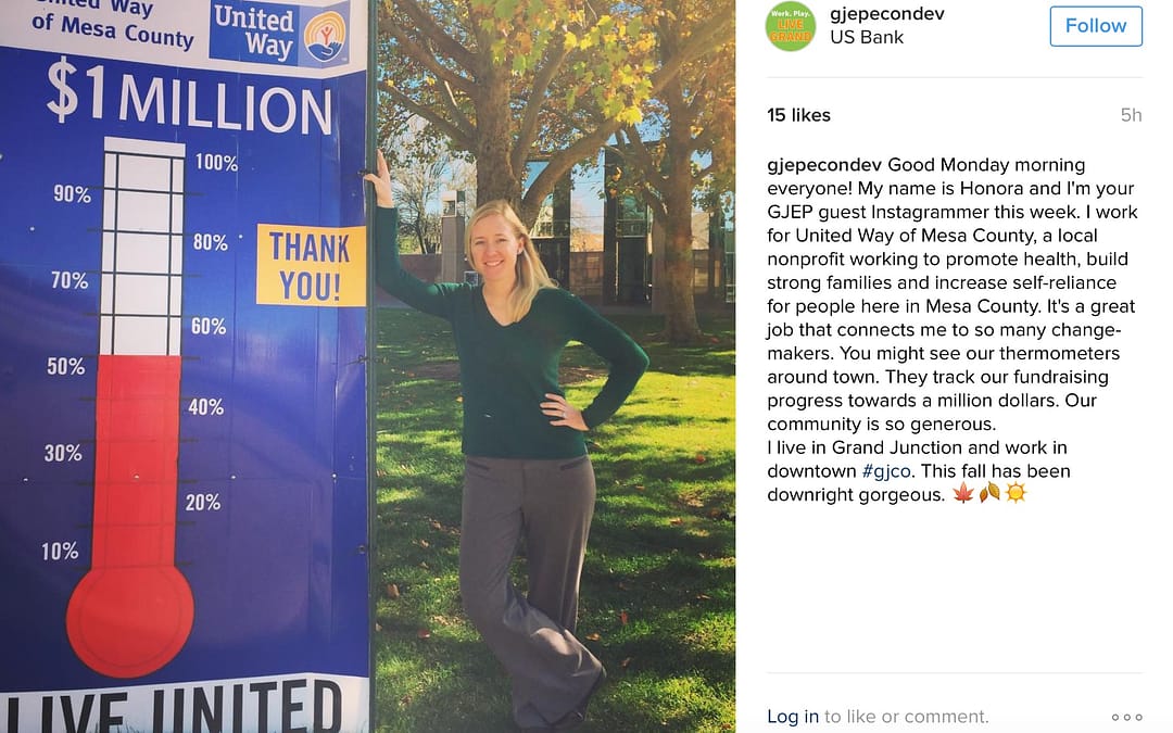 GJEP Welcomes Guest Instagrammer – United Way’s Honora Thompson
