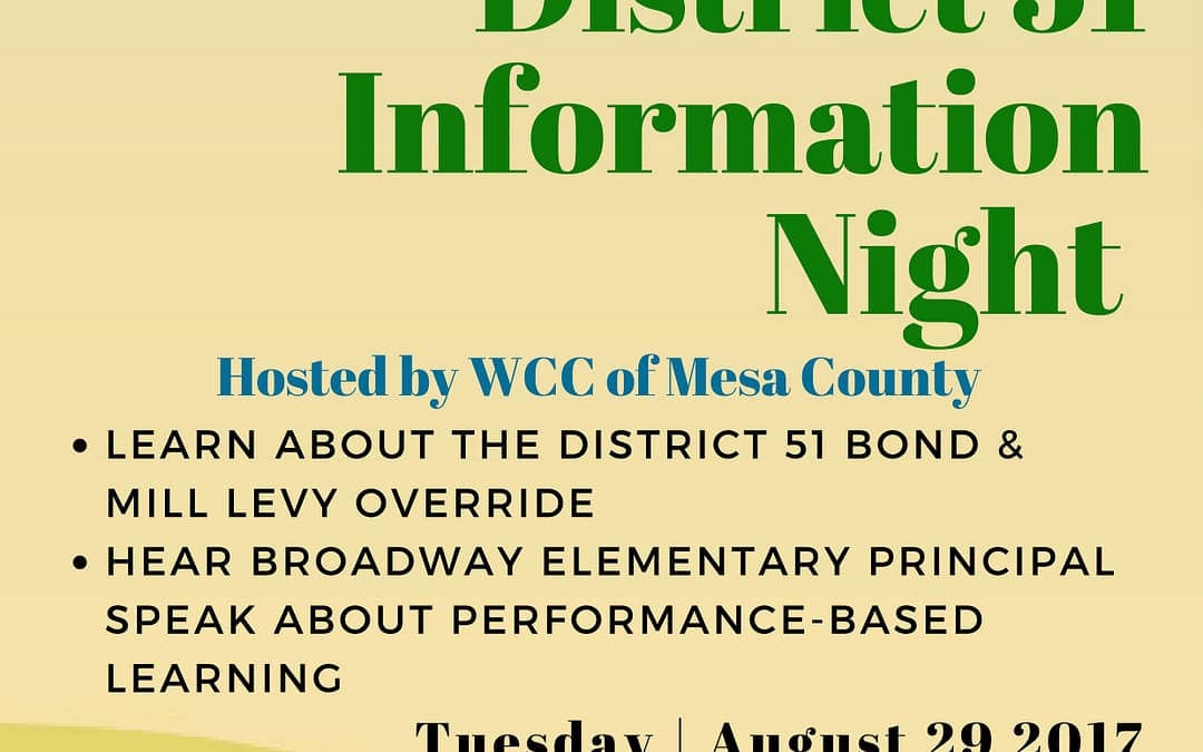 District 51 Information Night