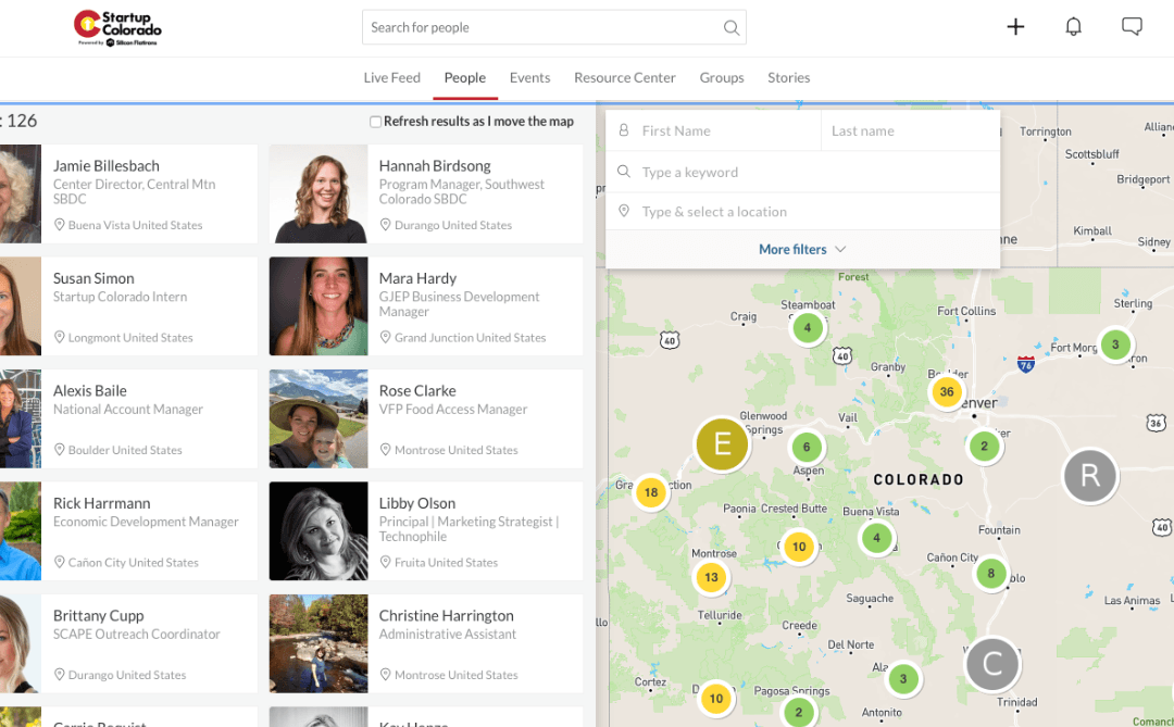 The Startup Colorado Network free online tool for entrepreneurs