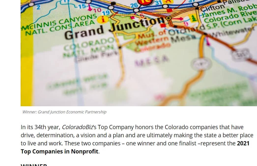 GJEP Wins ColoradoBiz Top Company 2021